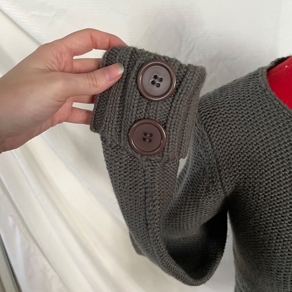 Y2K Shy Girl 2 Piece Cowl Cardigan size L - Picture 7 of 11